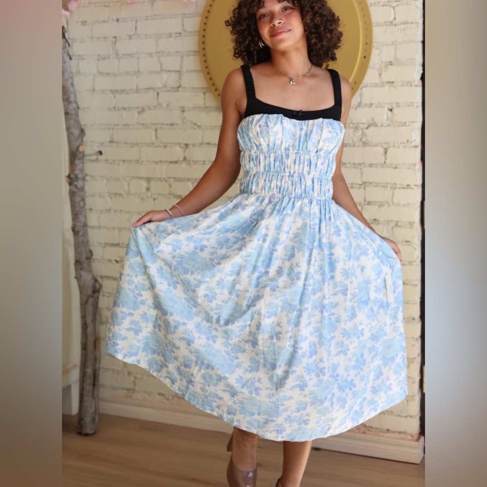 For Love and Lemon Oliver Midi Floral Dress